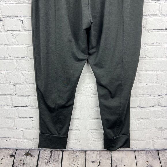 Puma Women's Joggers Charcoal Gray Black Logo Waistband Pockets Stretch Size‎ XL - Picture 6 of 13